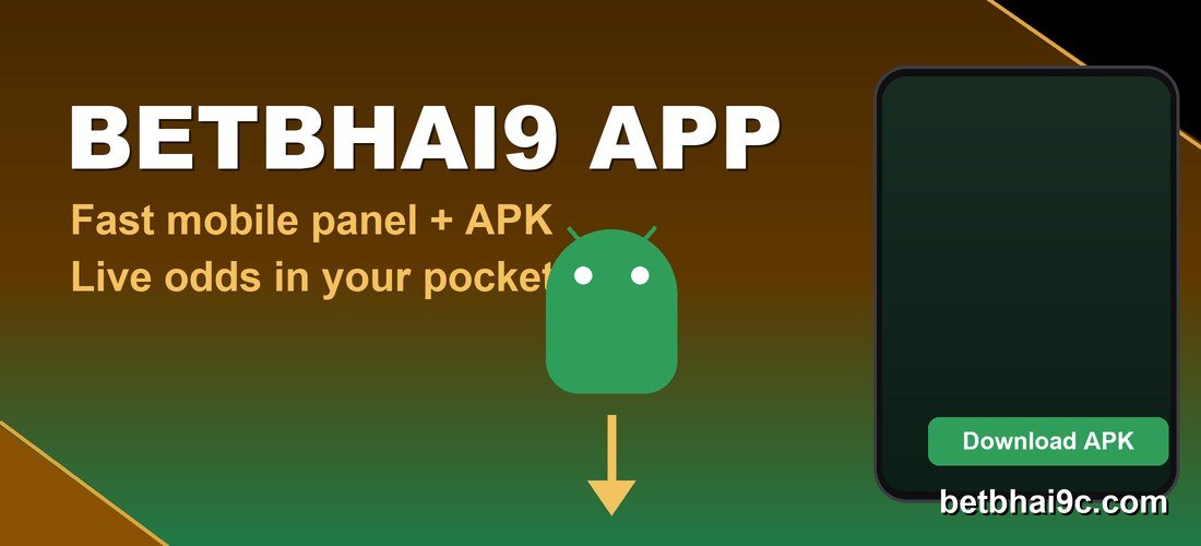 Betbhai9 app running in a mobile browser with live odds