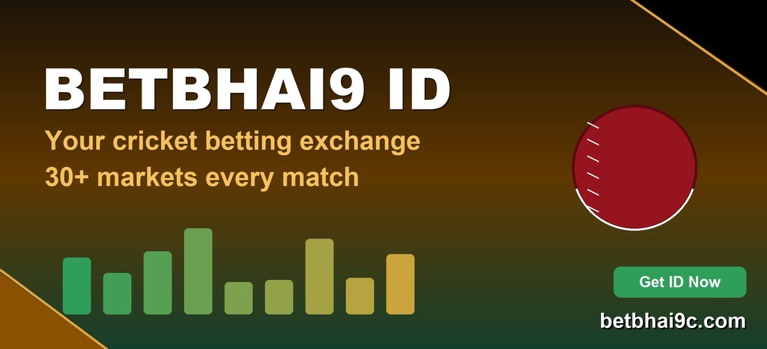 Betbhai9 ID exchange dashboard showing cricket match odds